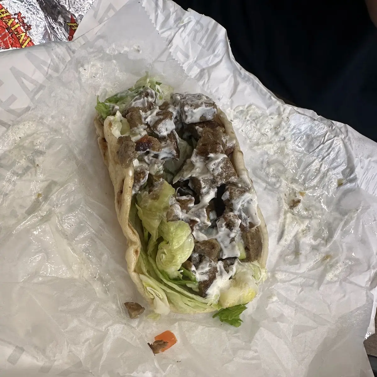 Lamb Gyro Contains Beef