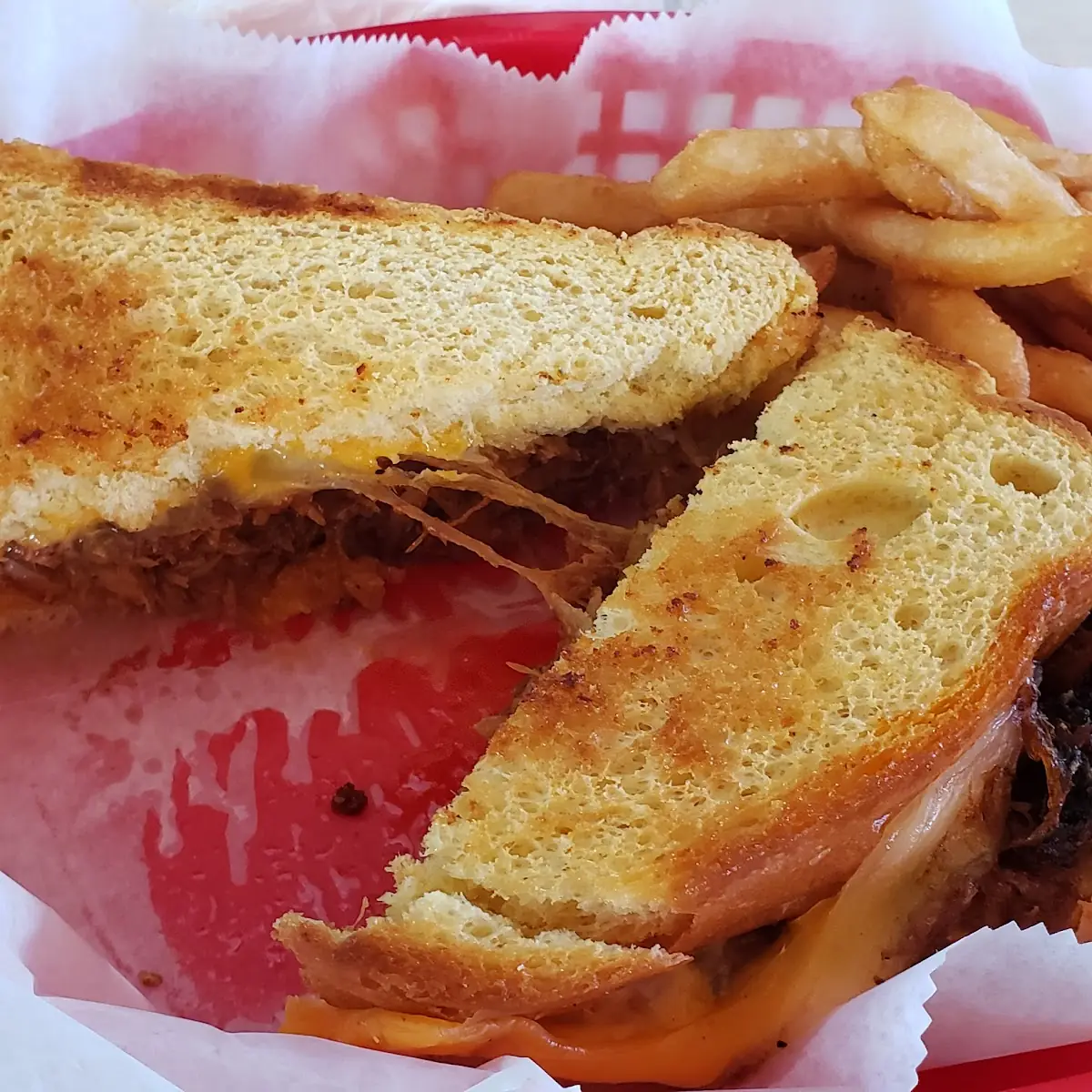 Baby Back Rib Grilled Cheese