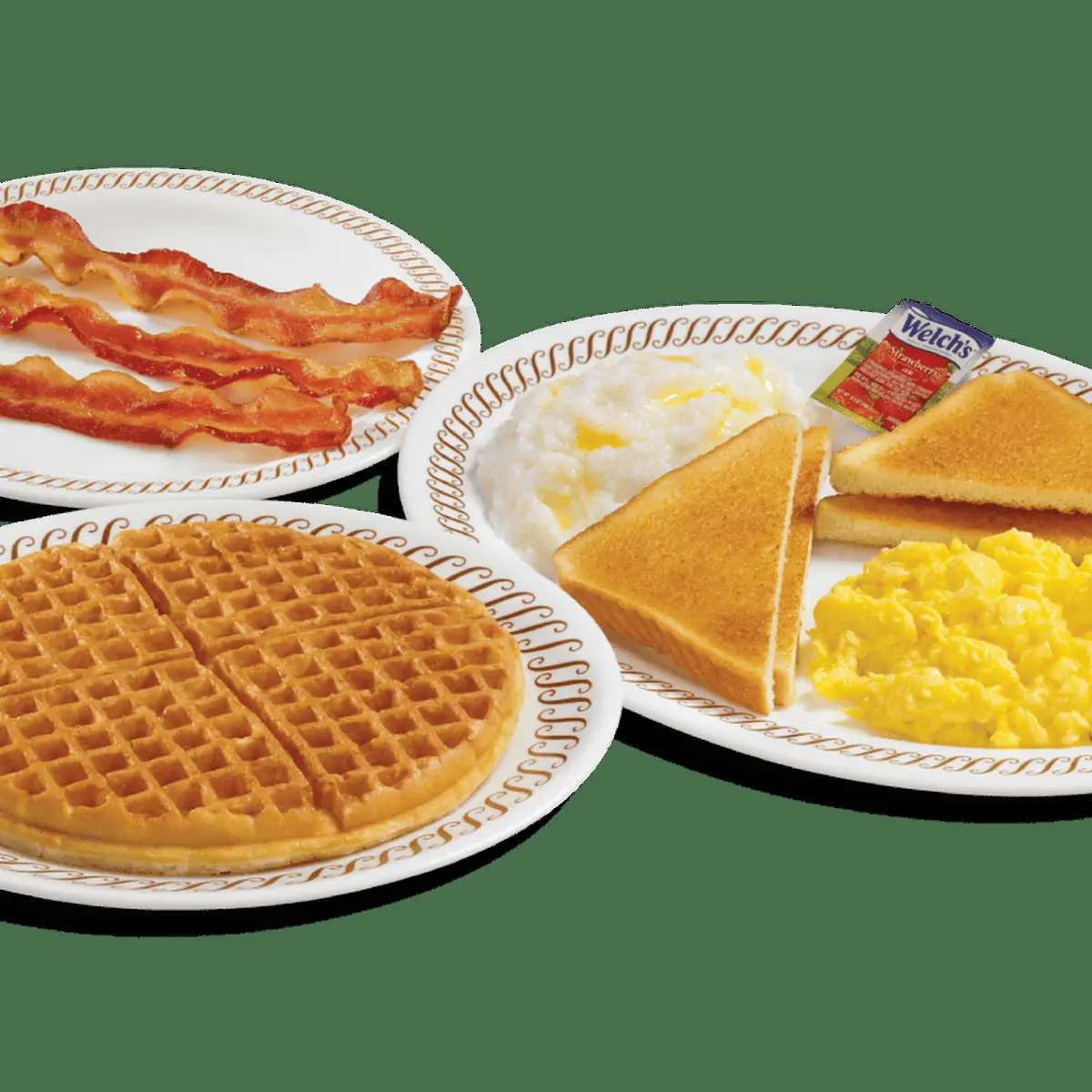 Classic Waffle Two Eggs on the Side & Beverage