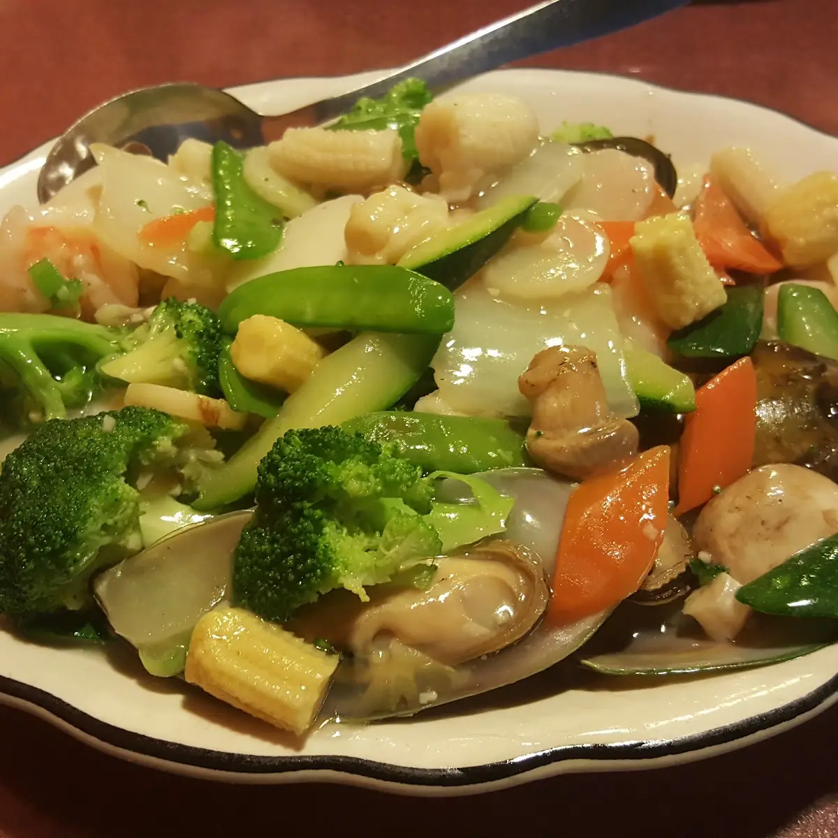 Mixed Vegetable in Garlic Sauce