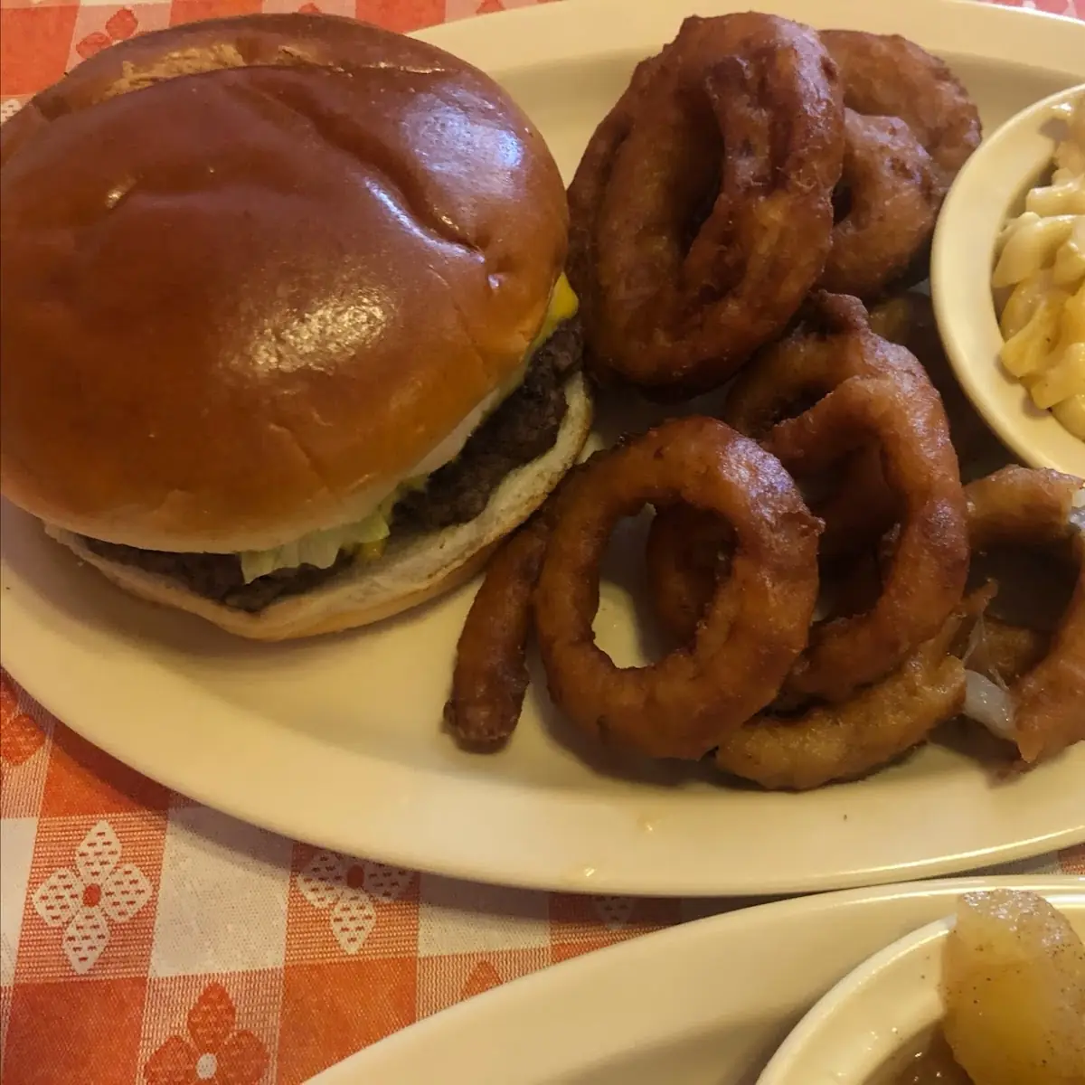 Bacon Swiss Cheeseburger Plate