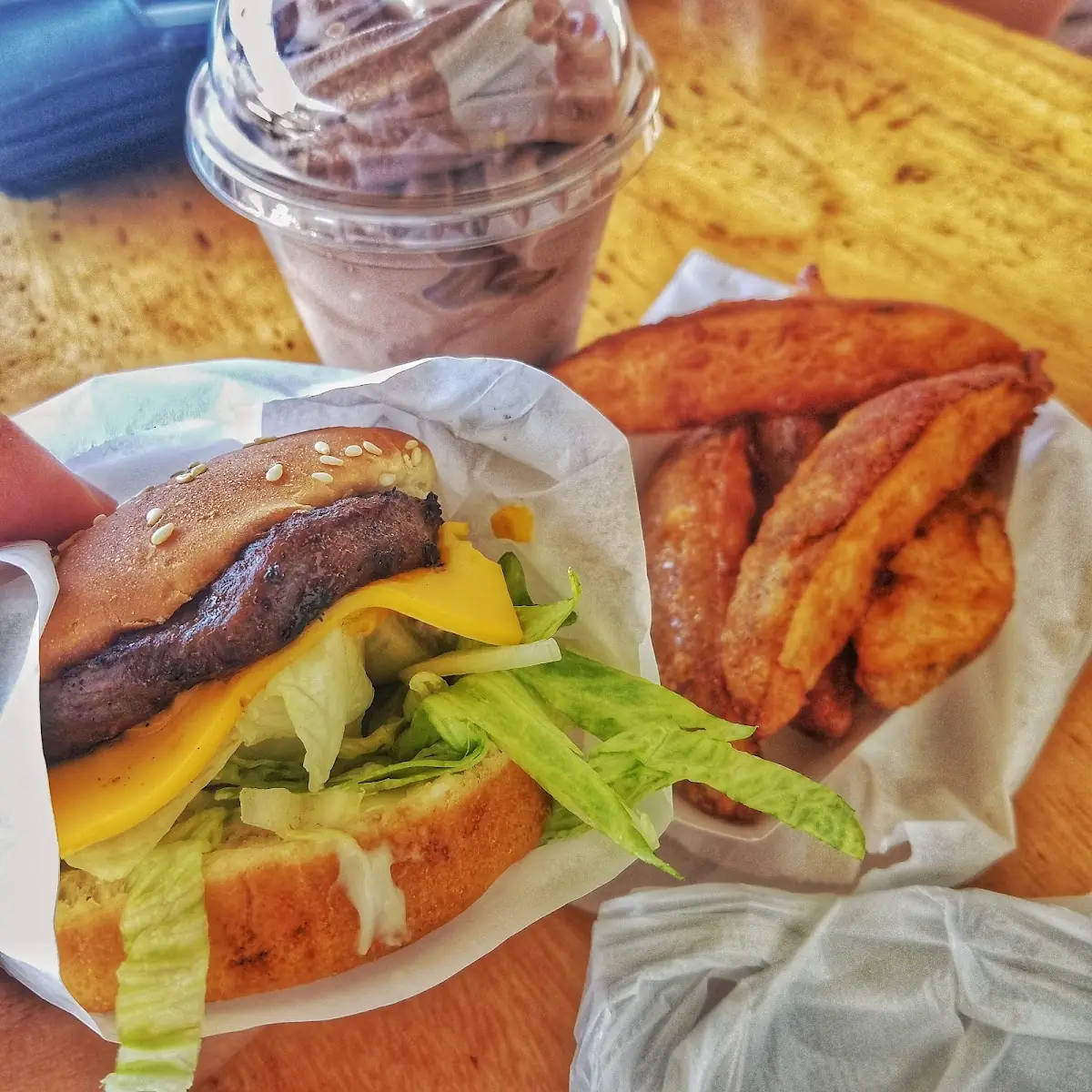 Fries and Chocolate Malt