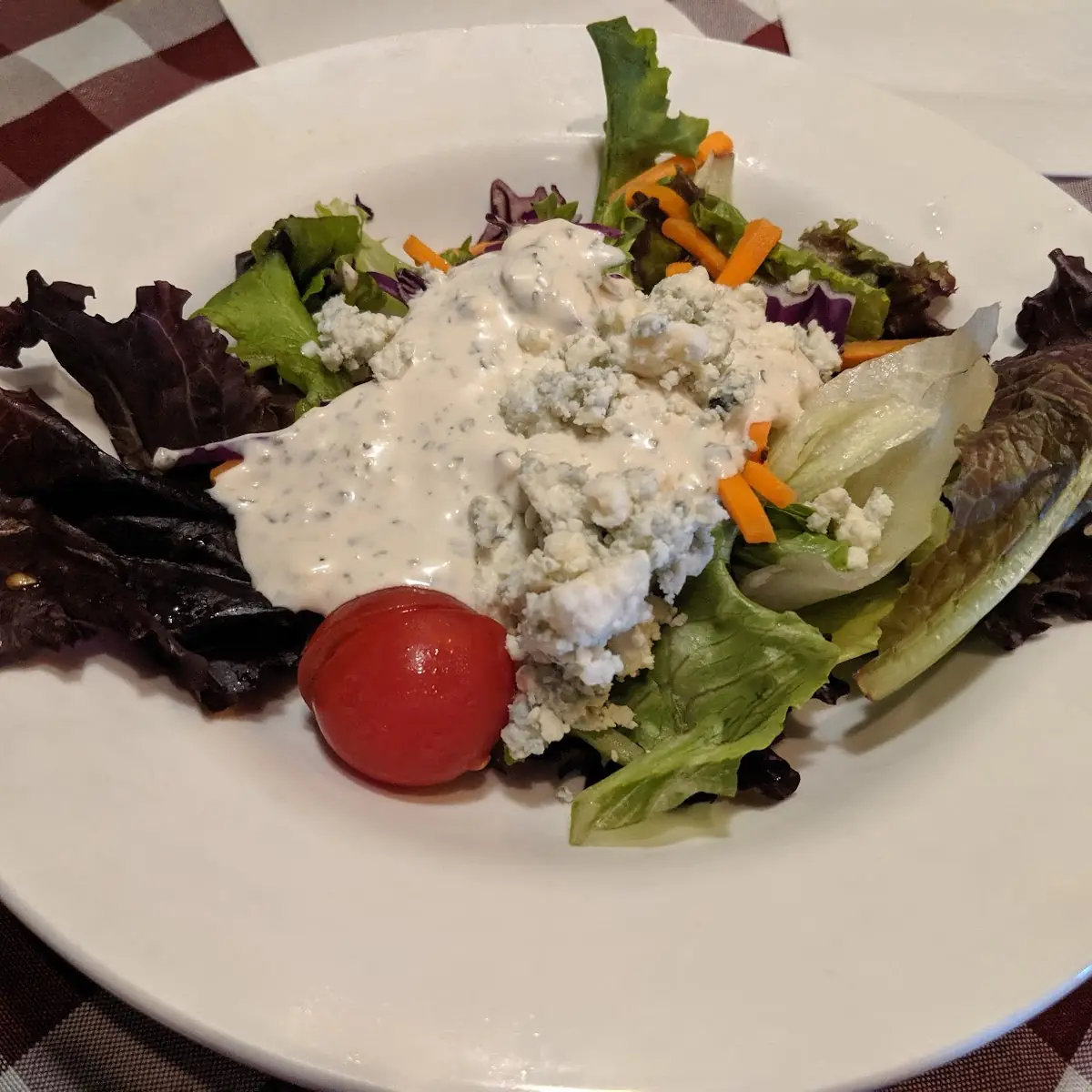 House Salad with Blue Cheese