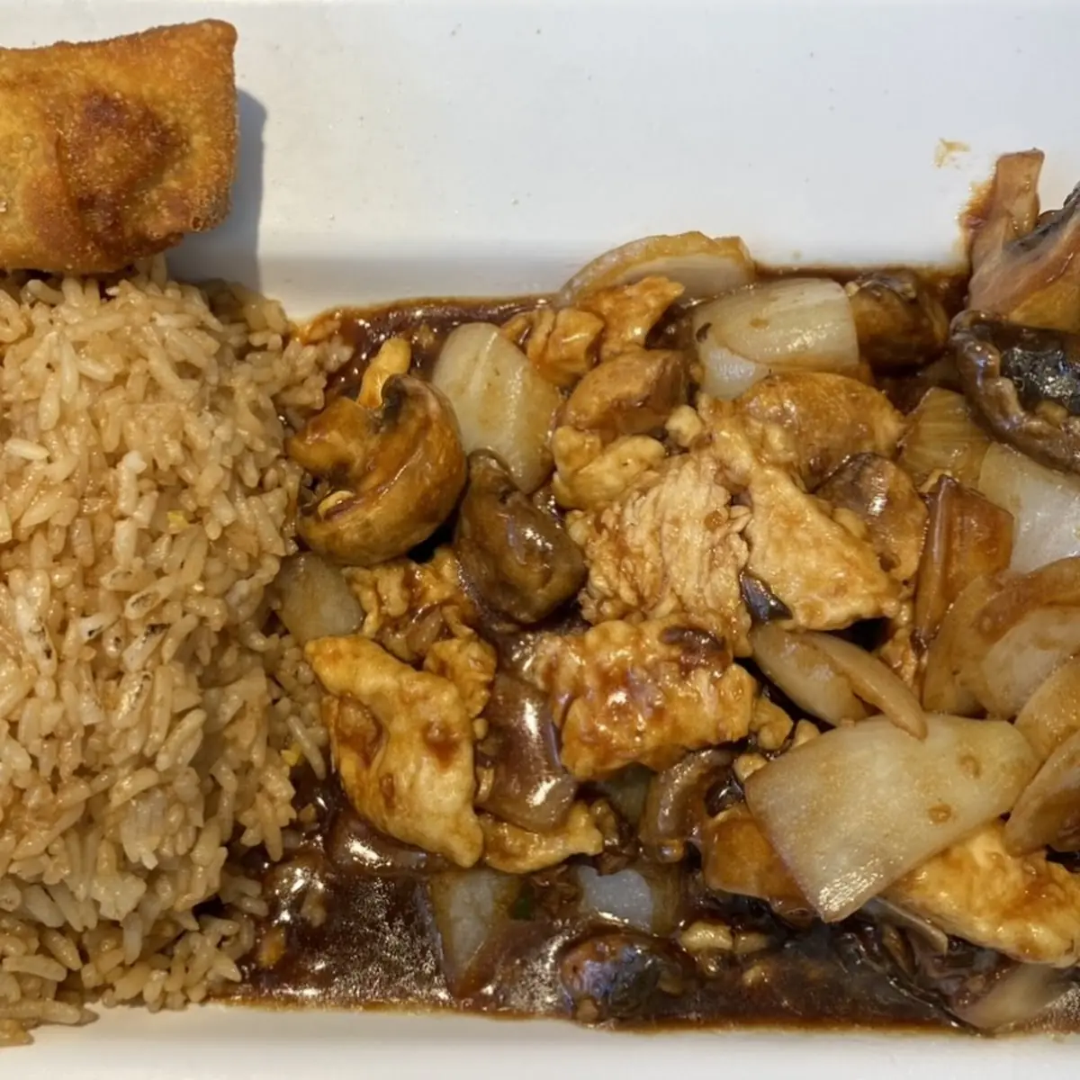 Mushroom Chicken & Fried Rice