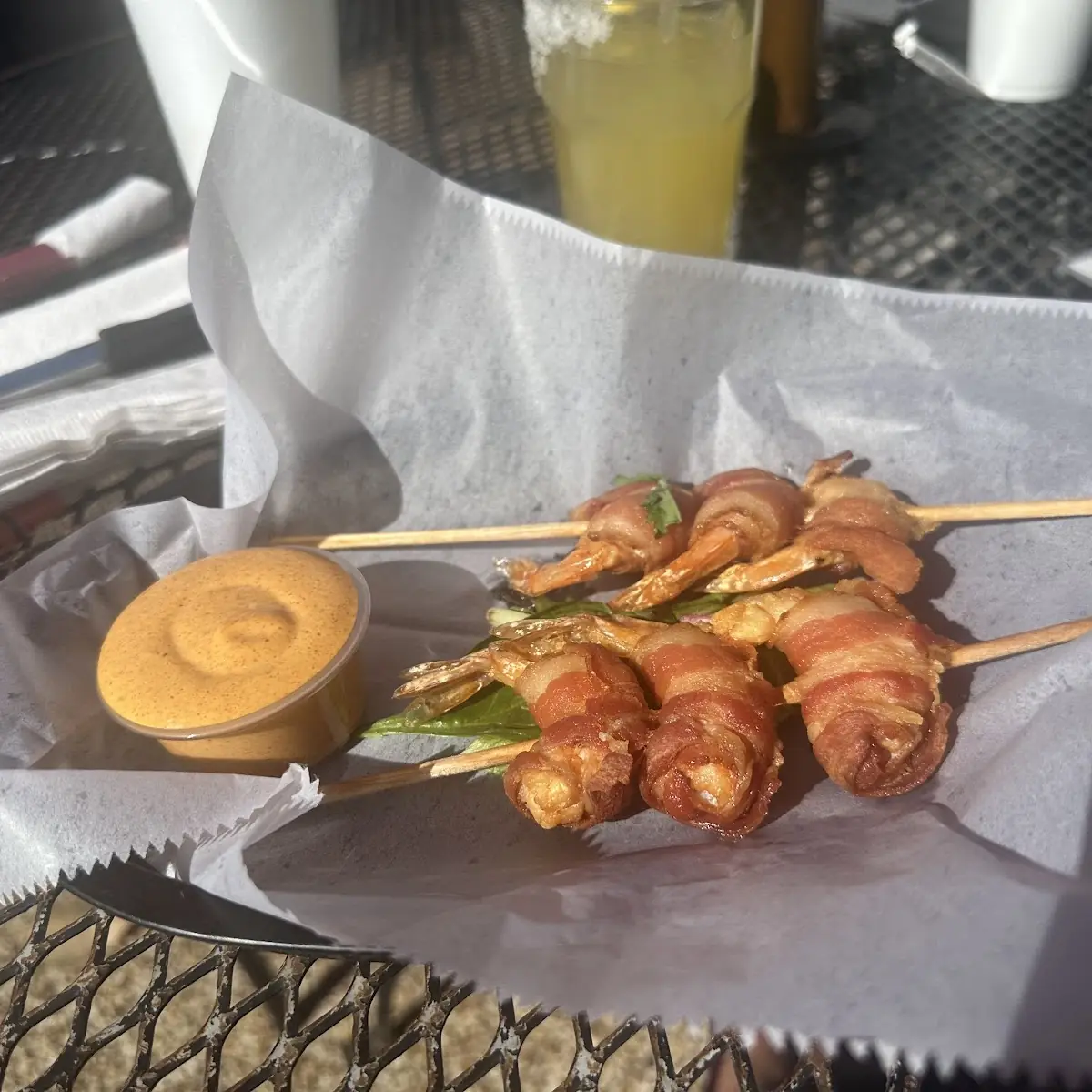 Bacon Wrapped Shrimp Skewers