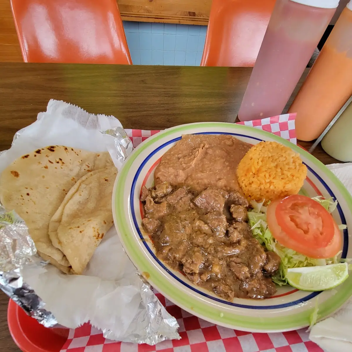 Plato de Carne Guisada / Stewed Meat Plate