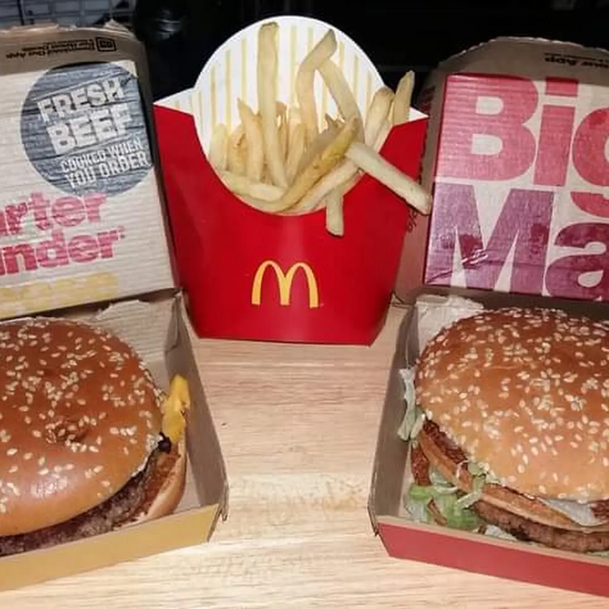 Big Mac and Quarter Pounder