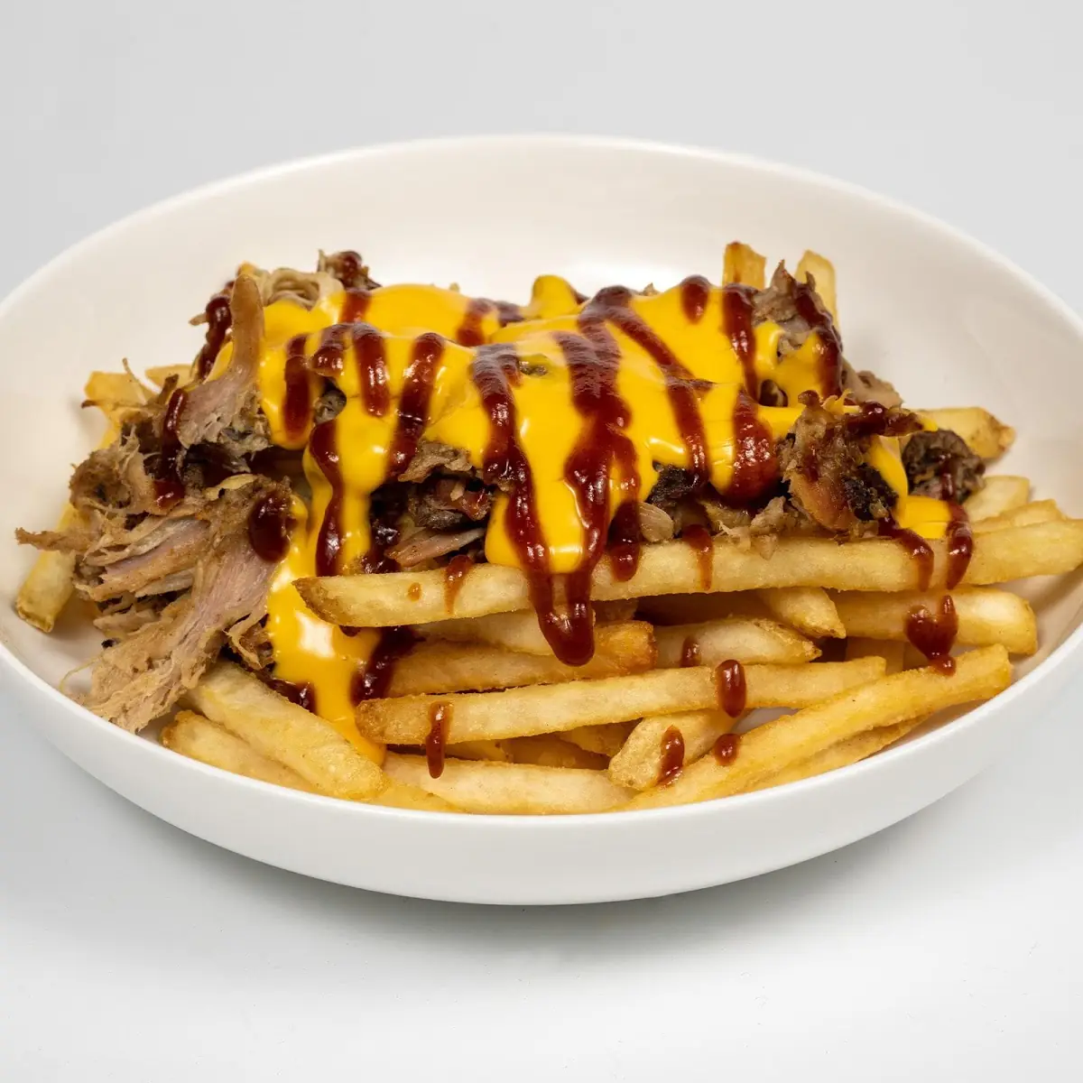 French Fries with Pulled Pork and Cheese