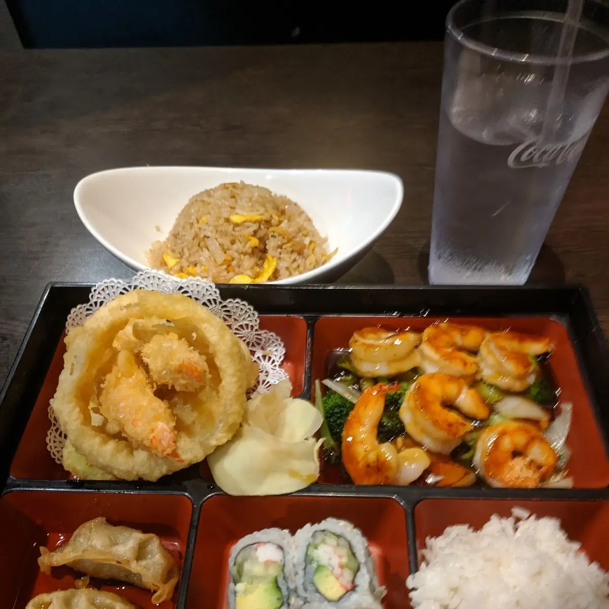 Chicken Katsu Bento Box and Sushi