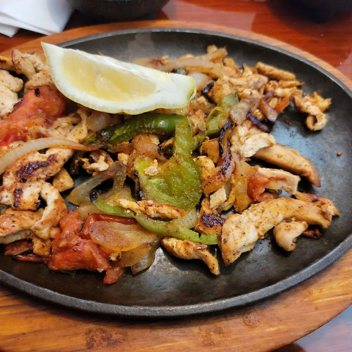 Chicken Fajitas for One