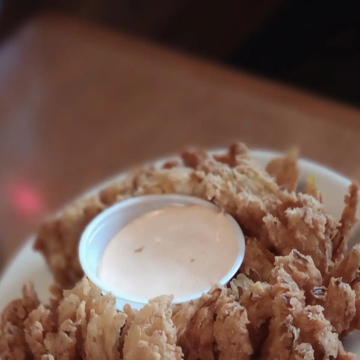 Fried Onion Blossom with Dipping Sauce