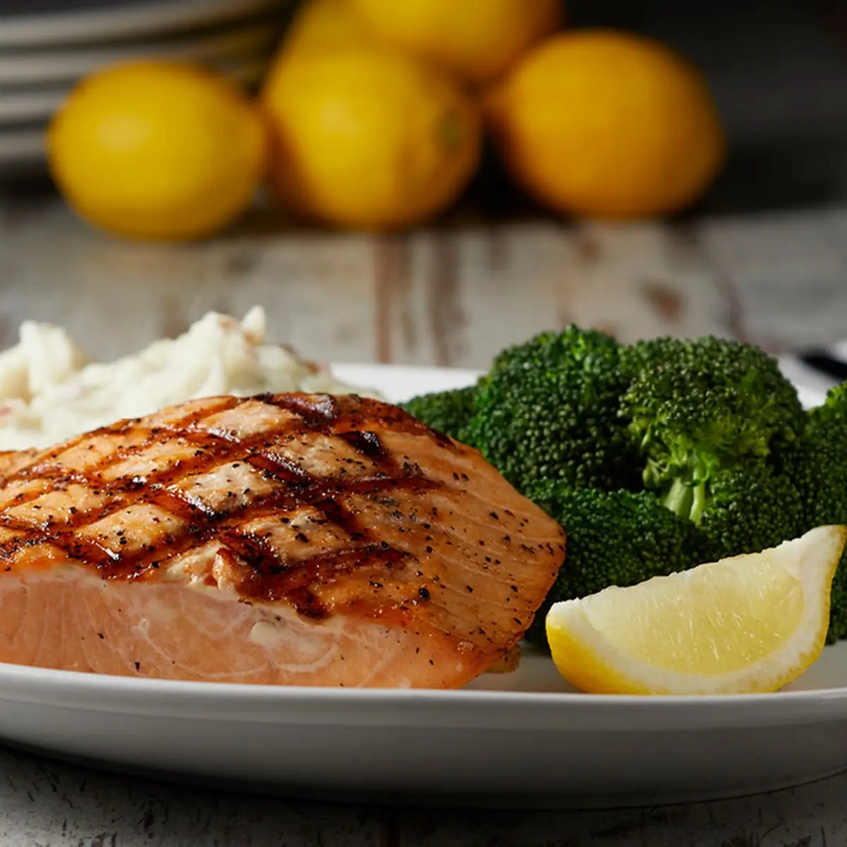 Broiled Salmon