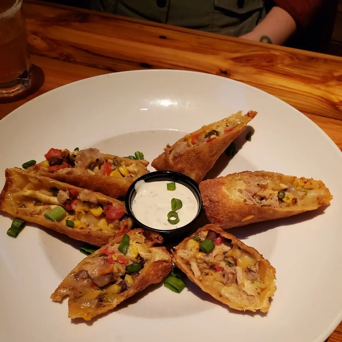 Southwestern Chicken Egg Rolls