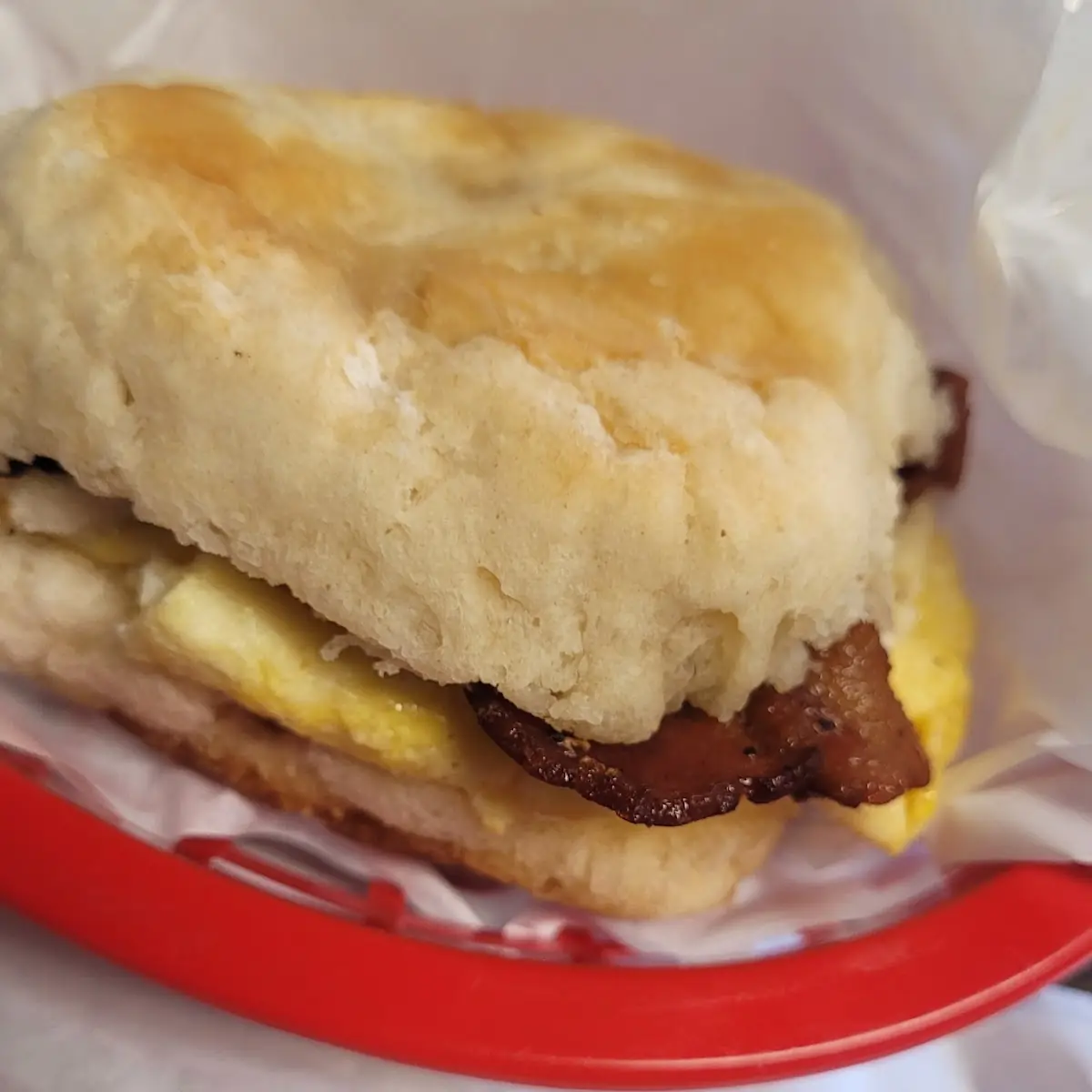 Bacon & Egg Biscuit