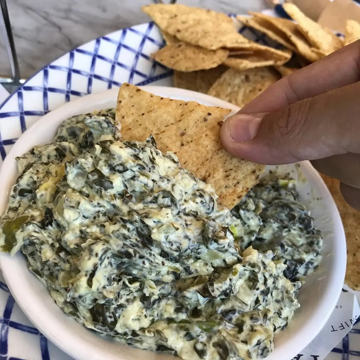 Warm Spinach & Artichoke Dip