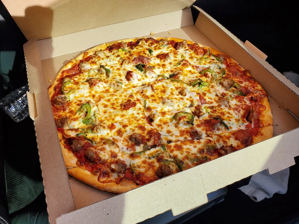 Sausage & Green Pepper Thin Crust