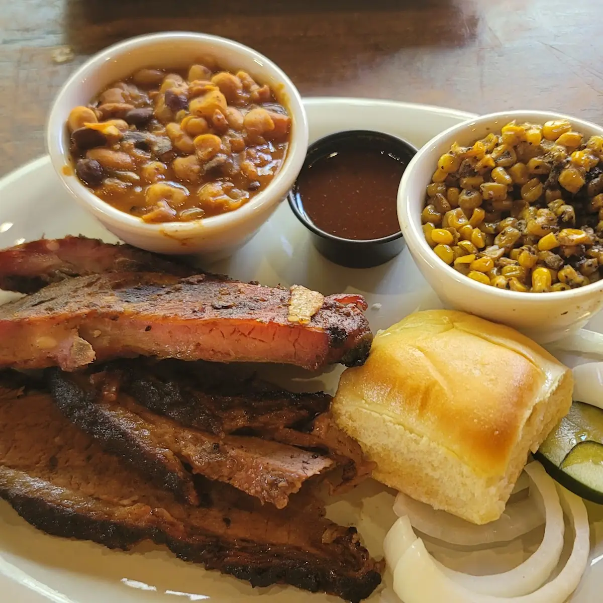 Brisket and Pork Ribs