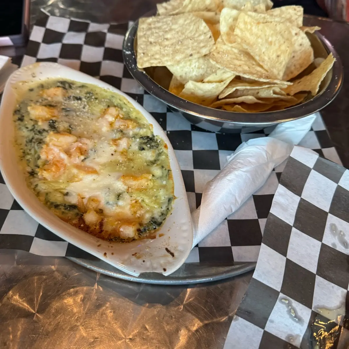 Spinach Dip with Shrimp