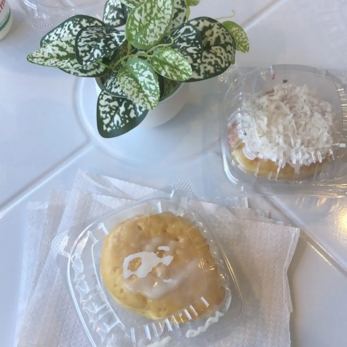 Glazed Bavarian Cream Donut