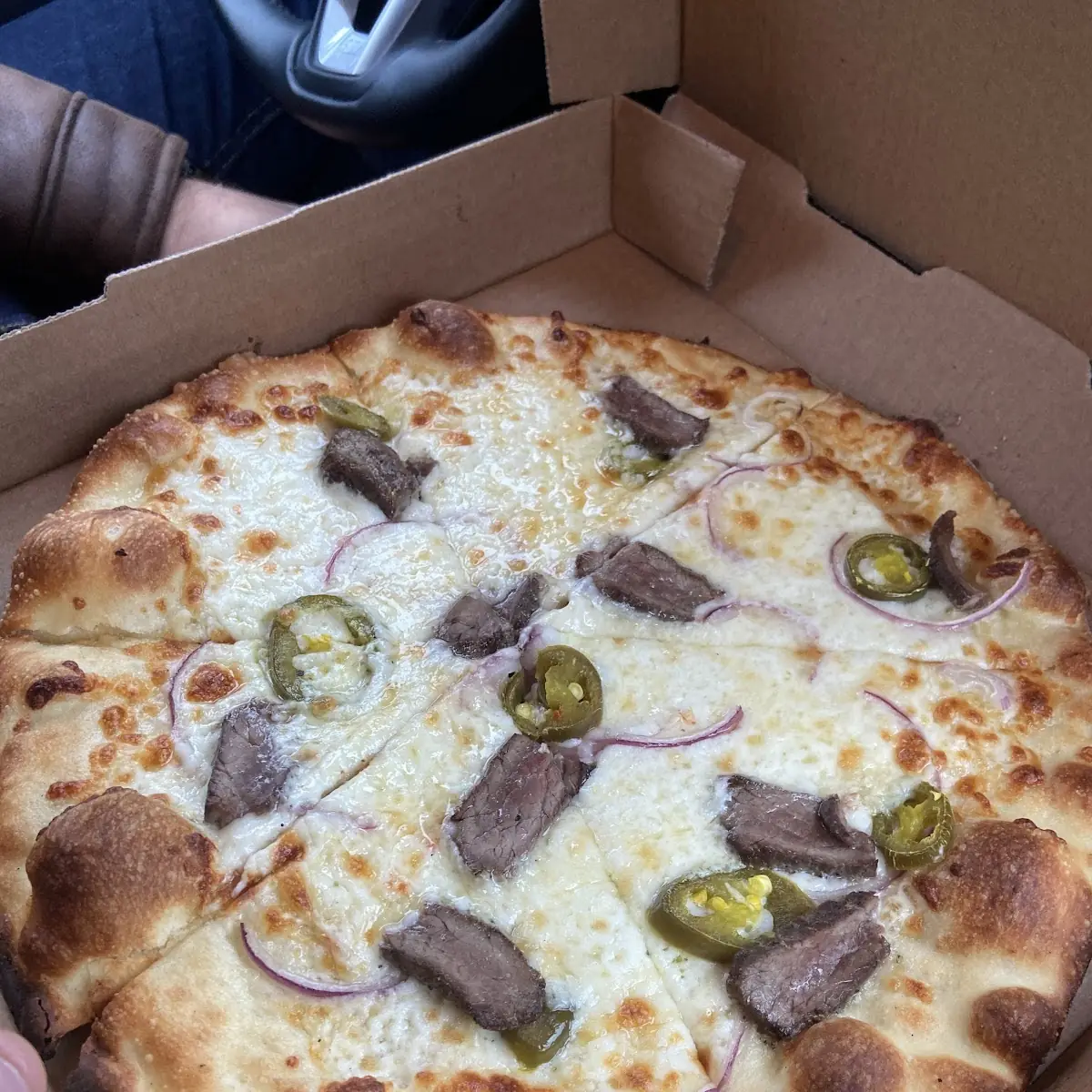 Steak Pizza