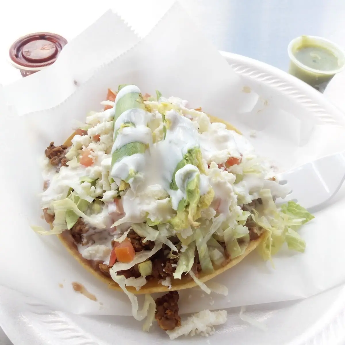 Beef Tostada