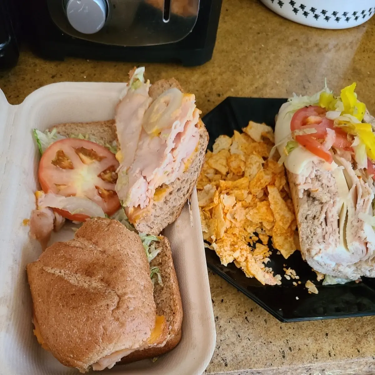Turkey and Cheese Sandwich
