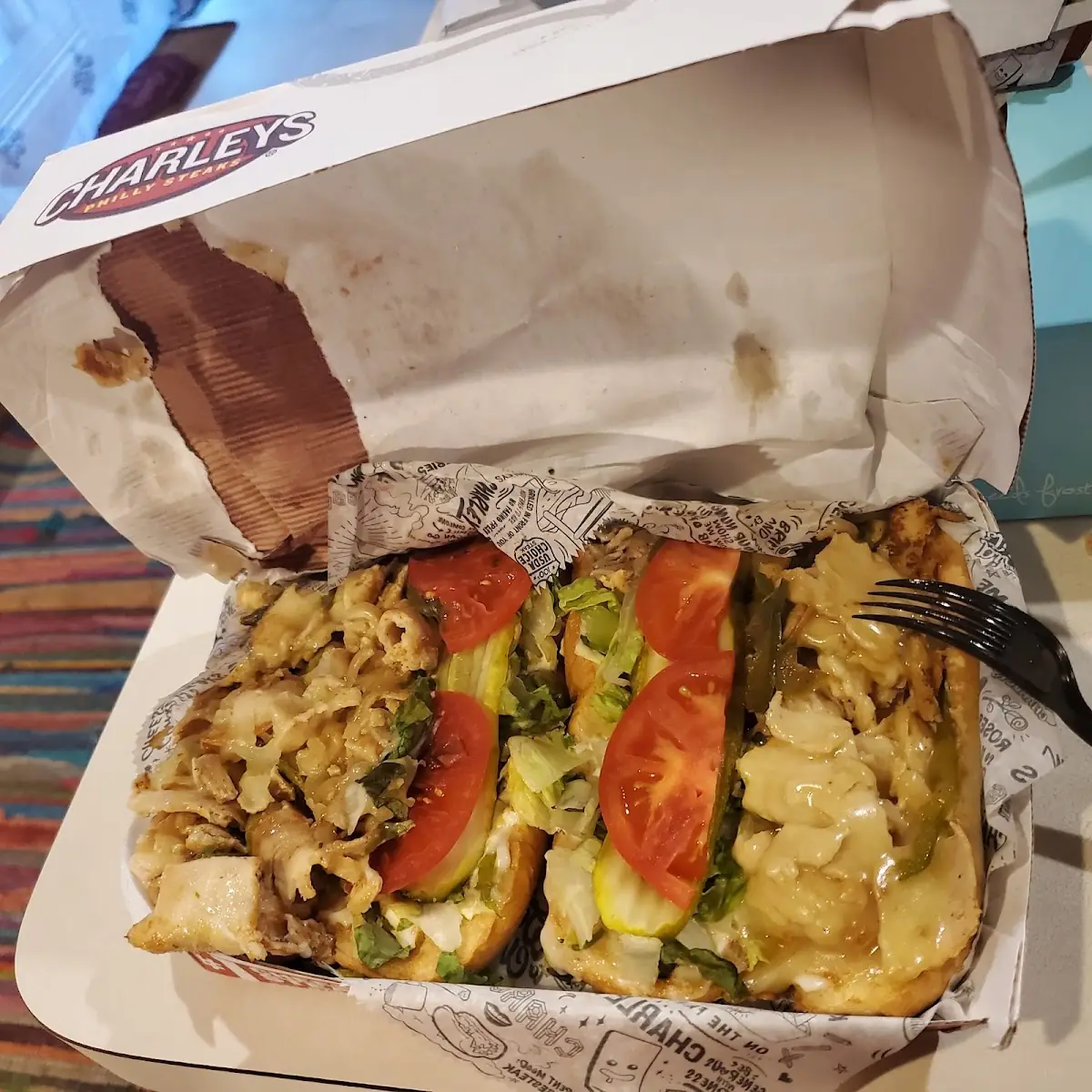 Chicken Cheese Steak and Cheese