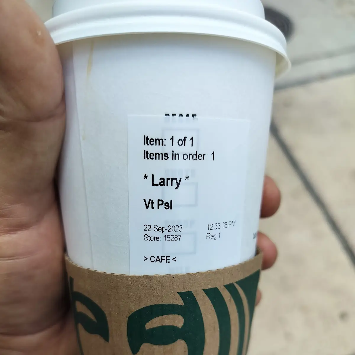 Pumpkin Spice Latte