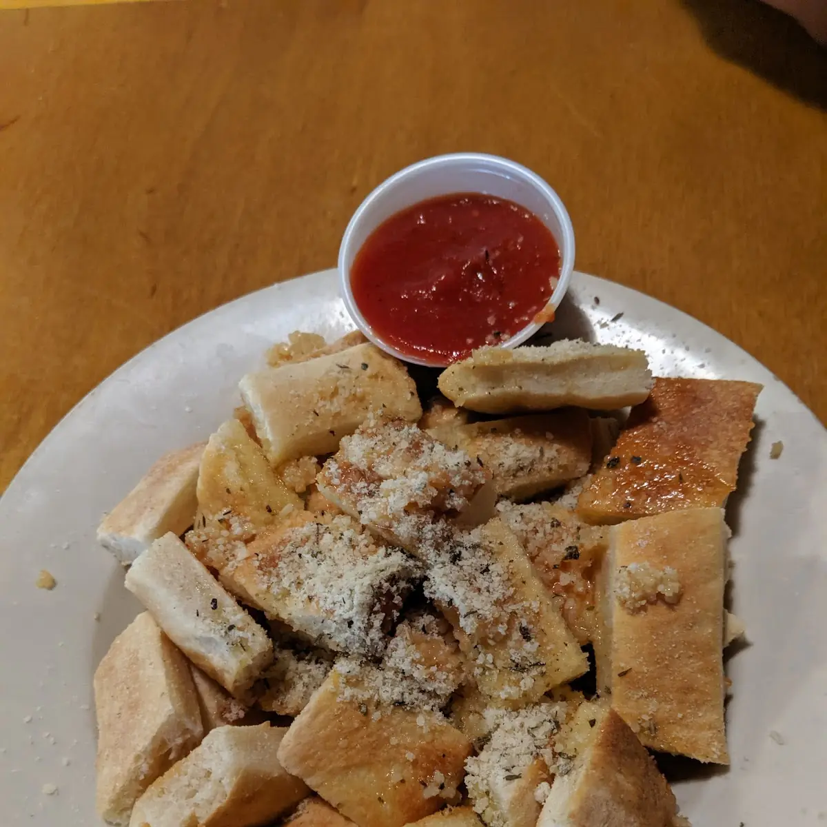 Garlic Parmesan Bread Sticks