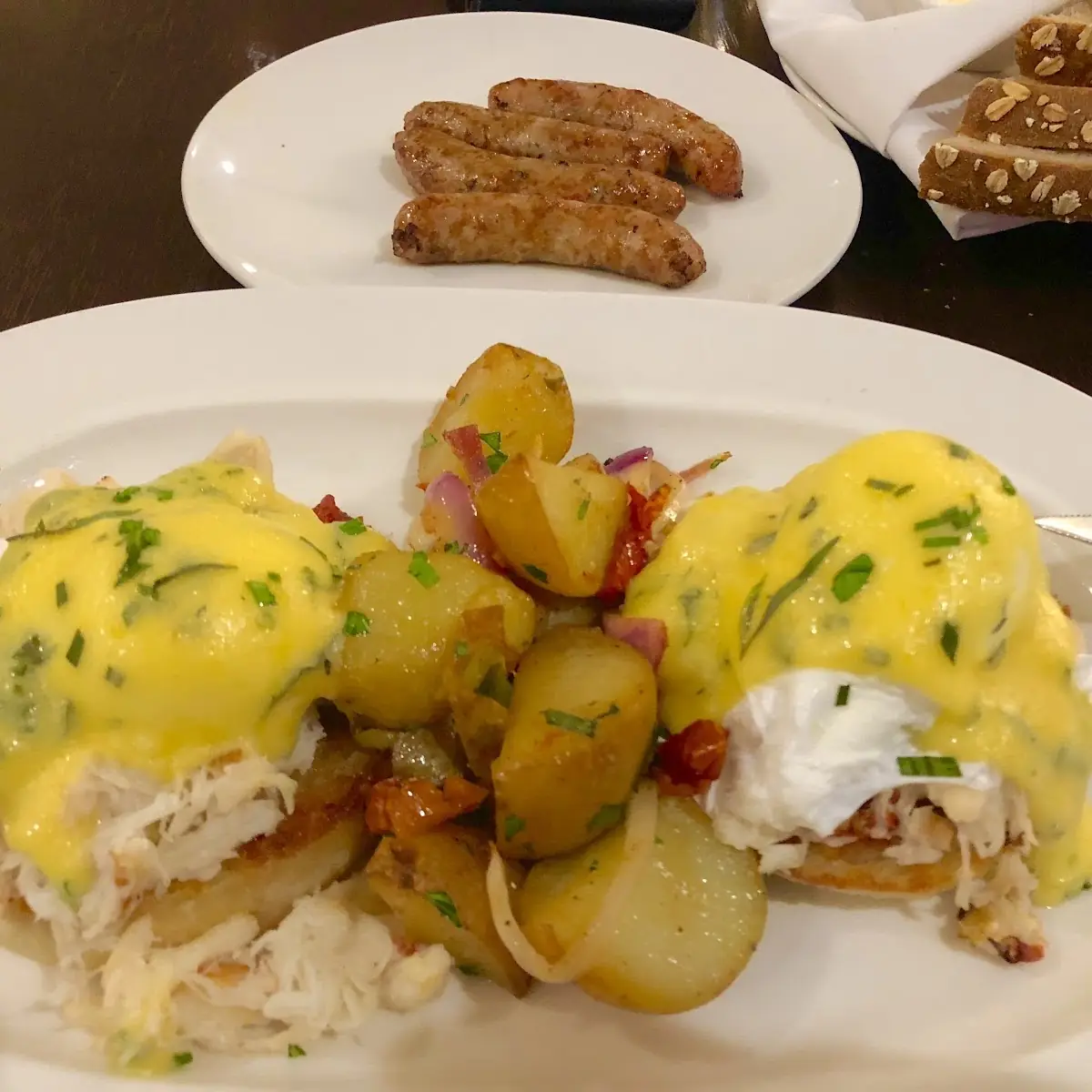Dungeness Crab Cake Benedict