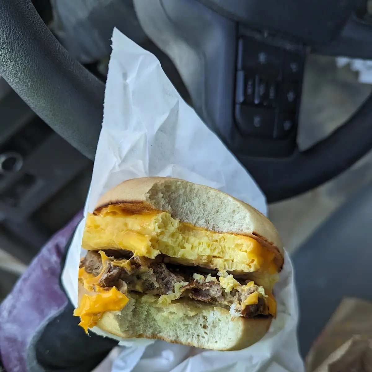 Steak Egg Cheese Bagel