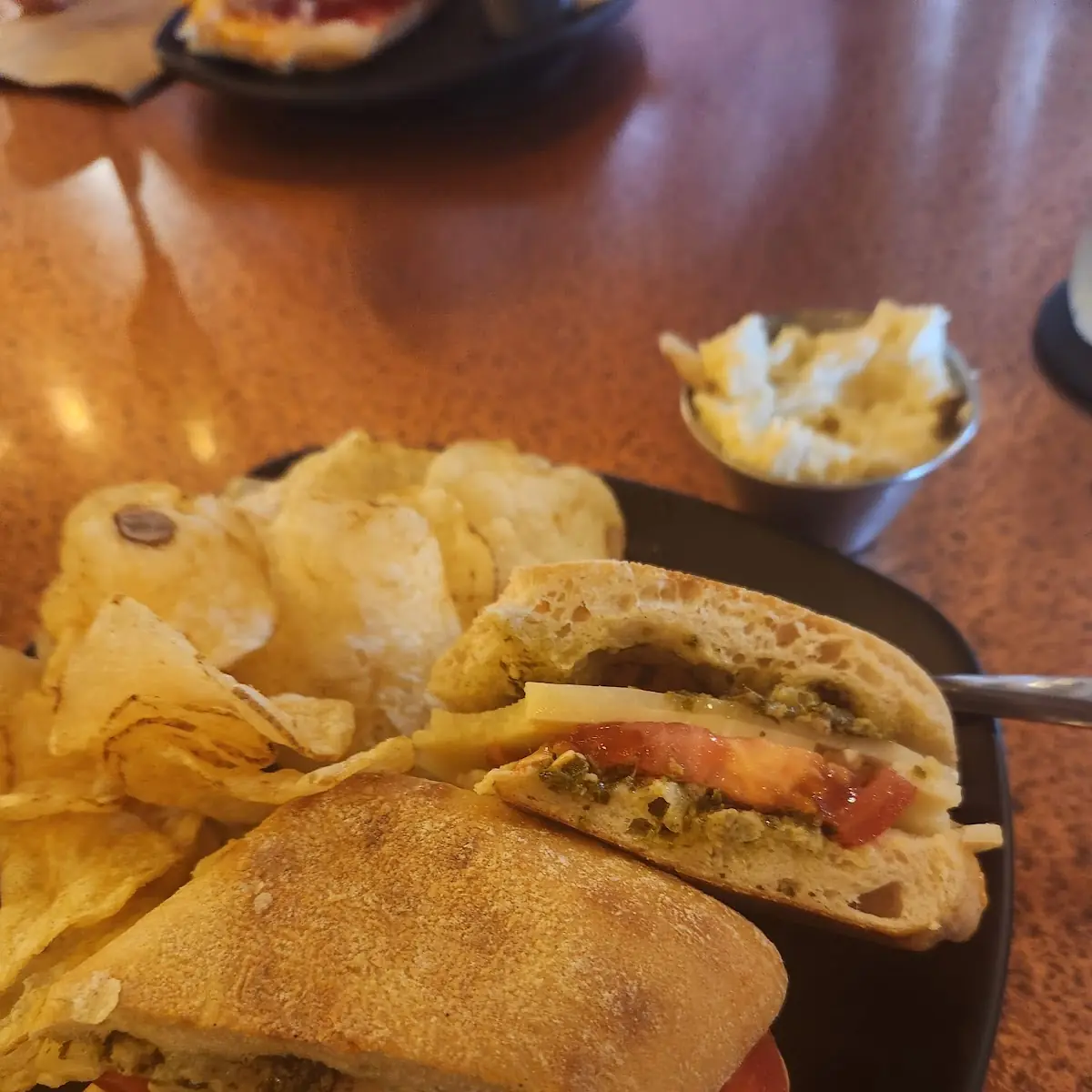Pesto Grilled Cheese Sandwich