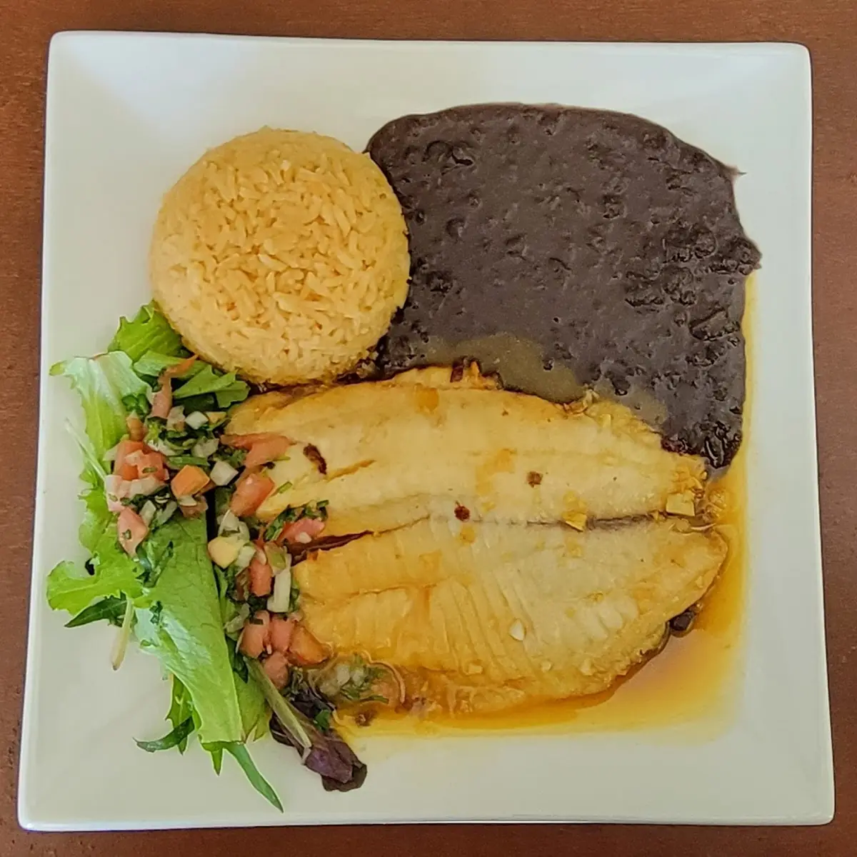Tilapia Fillet Garlic Sauce