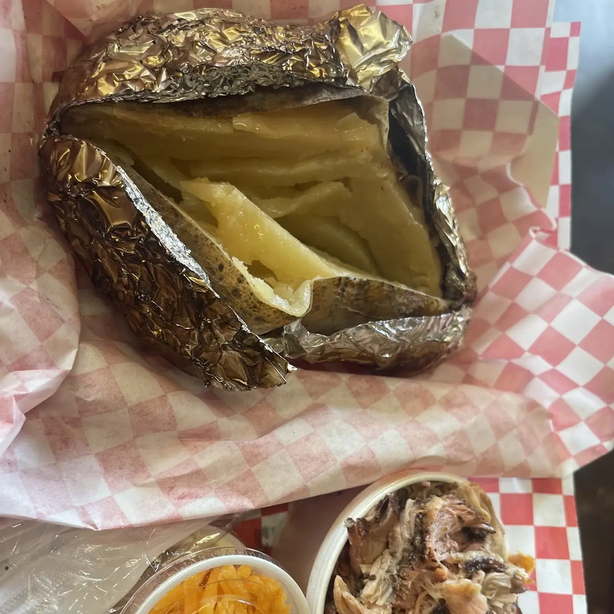 Pulled Pork Barbecue Potato