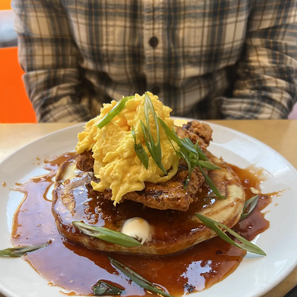 Fried Chicken and Scallion Pancake