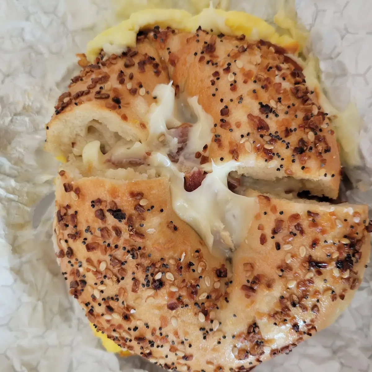 Sausage Egg Cheese Bagel