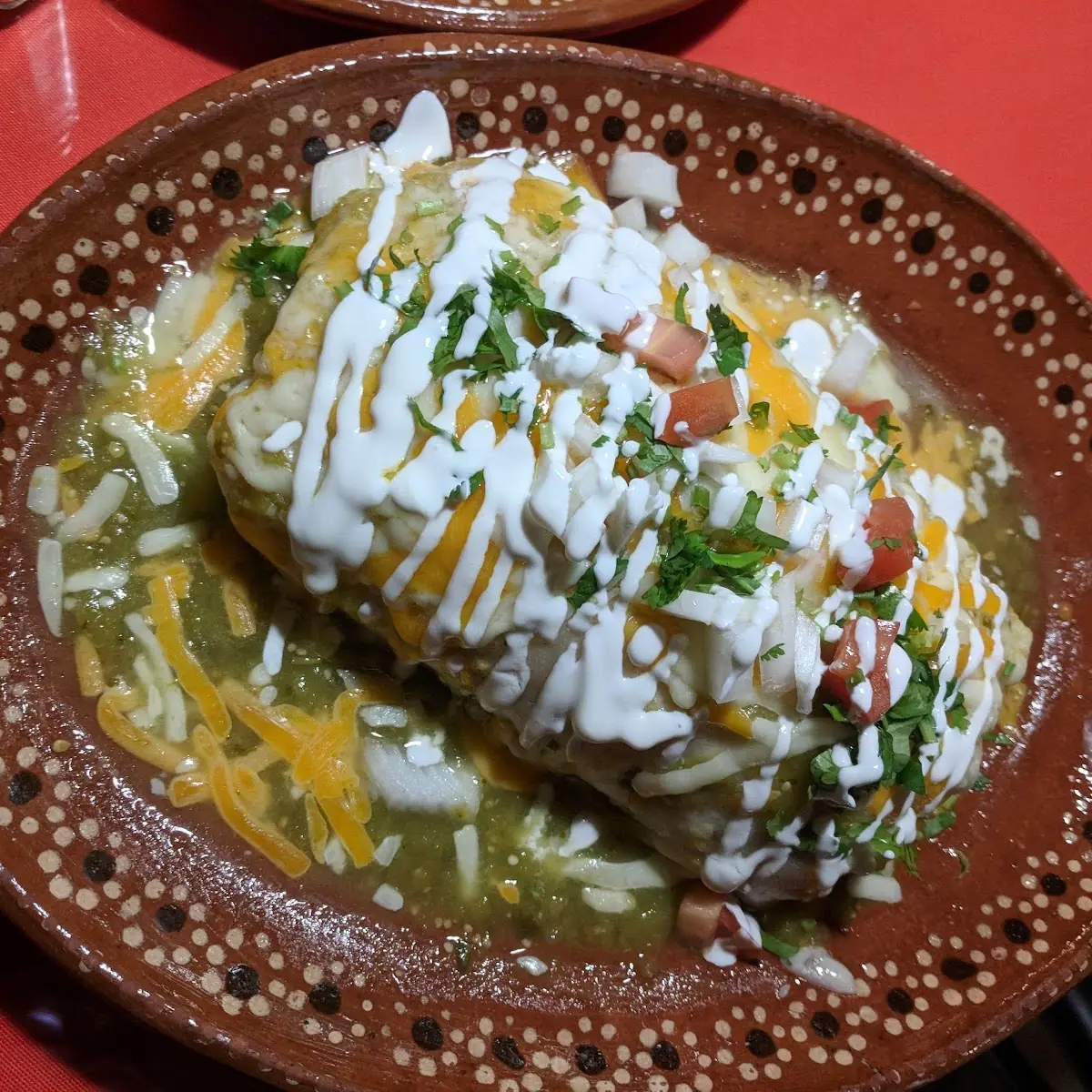 Shredded Chicken Burrito