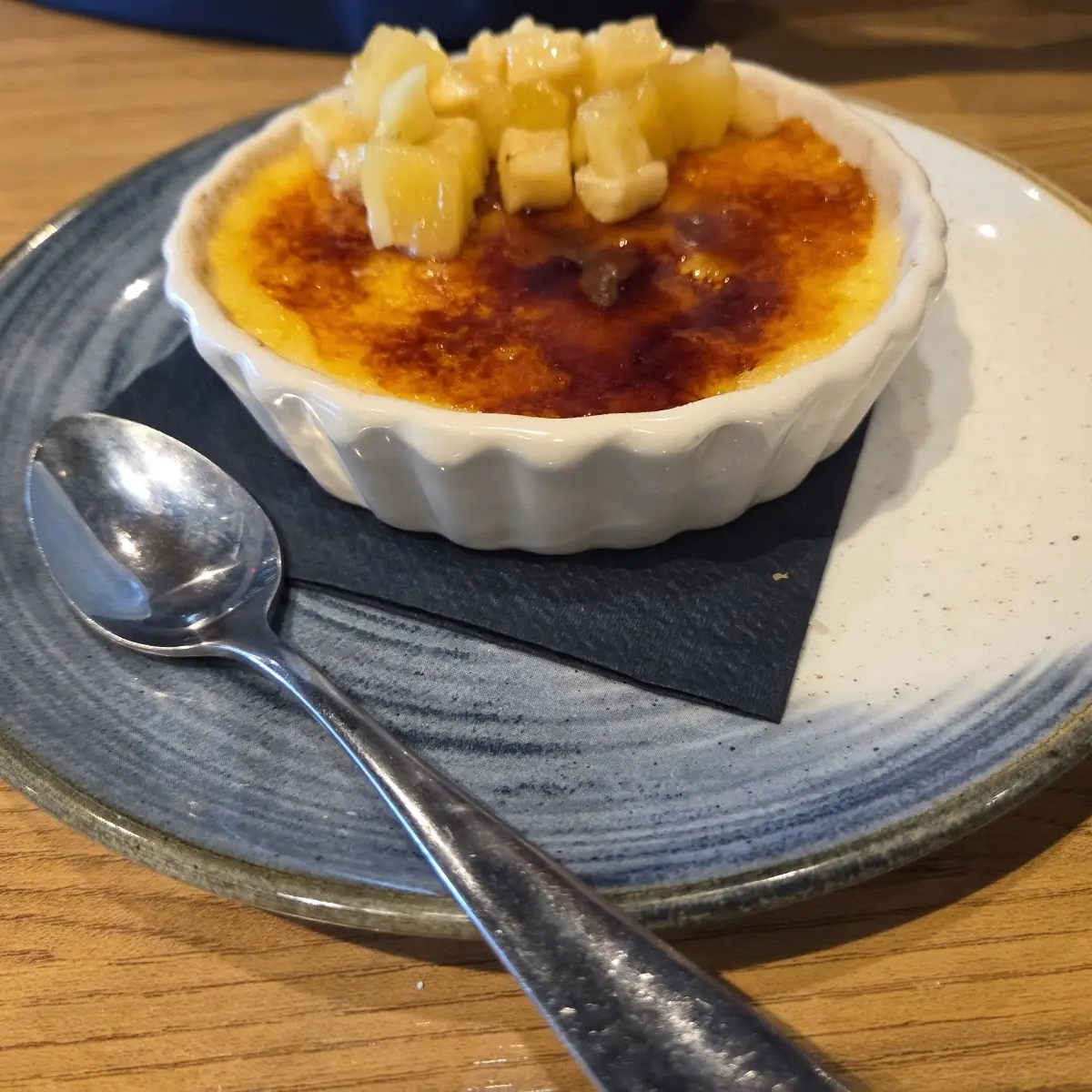 Pina Colada Creme Brulee