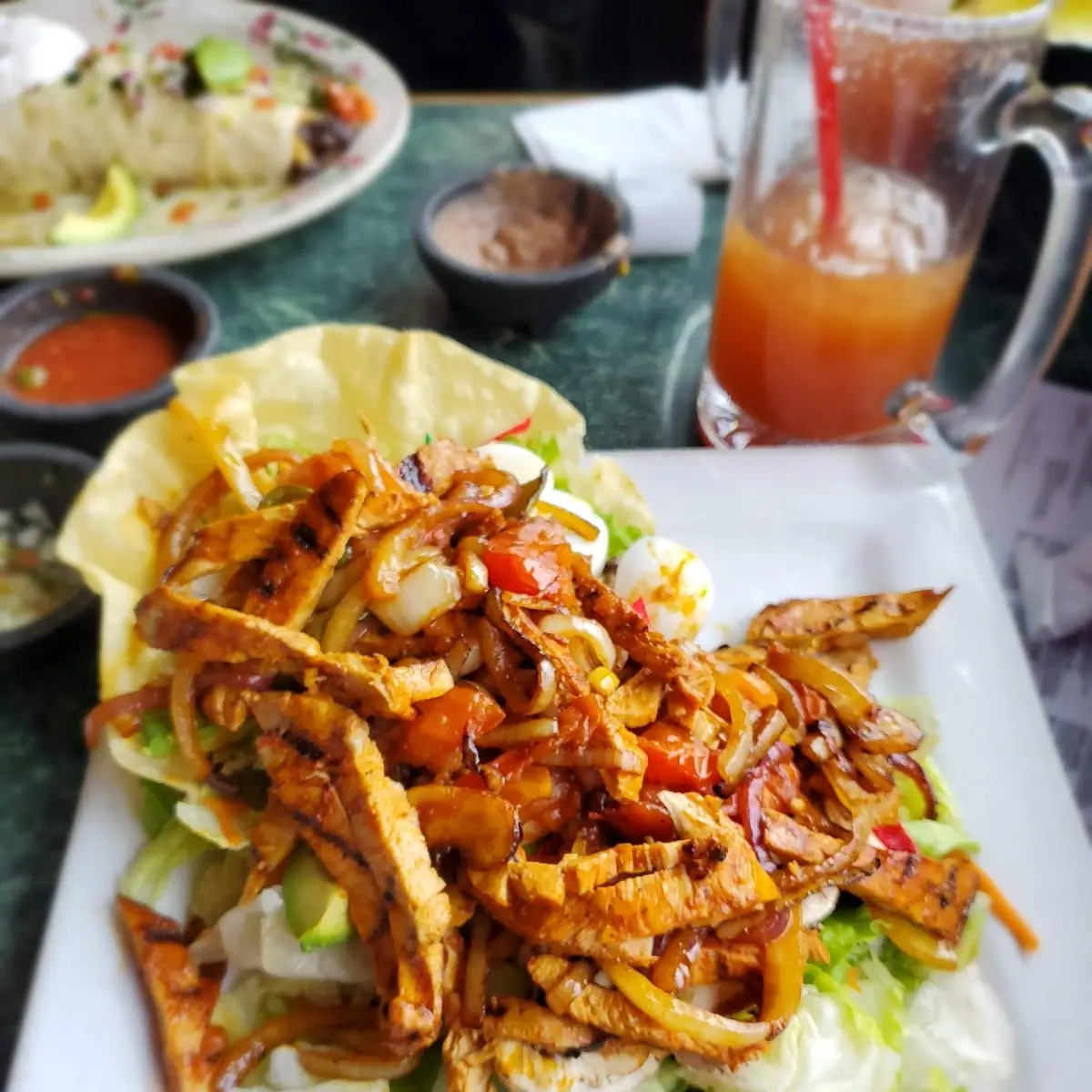 Chicken Fajita Salad