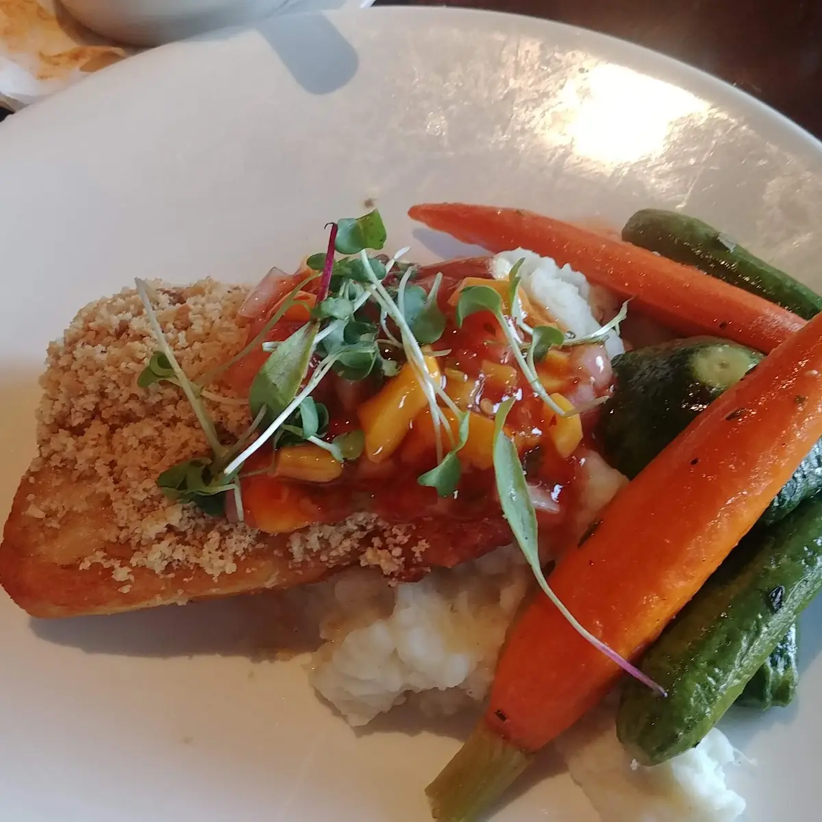 Macadamia Crusted Sea Bass