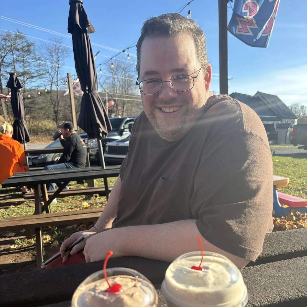 Chocolate Milkshake & Vanilla Milkshake