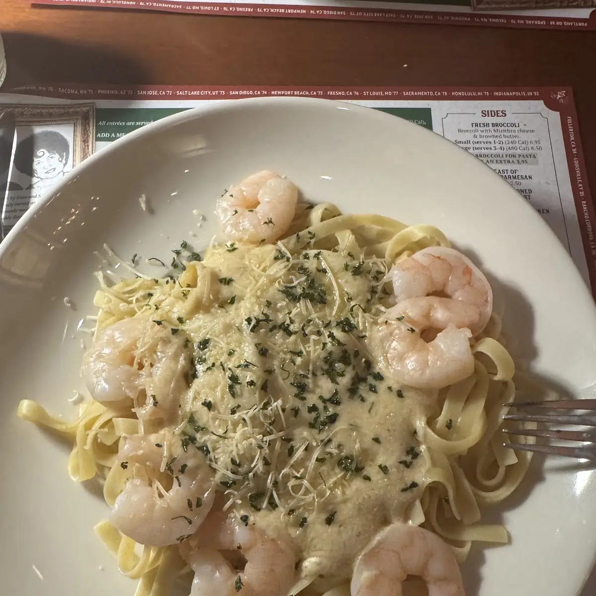Shrimp Alfredo