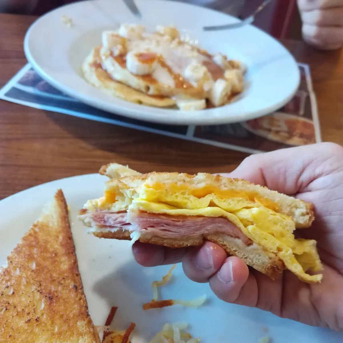 My Hammy & Cheese Omelette