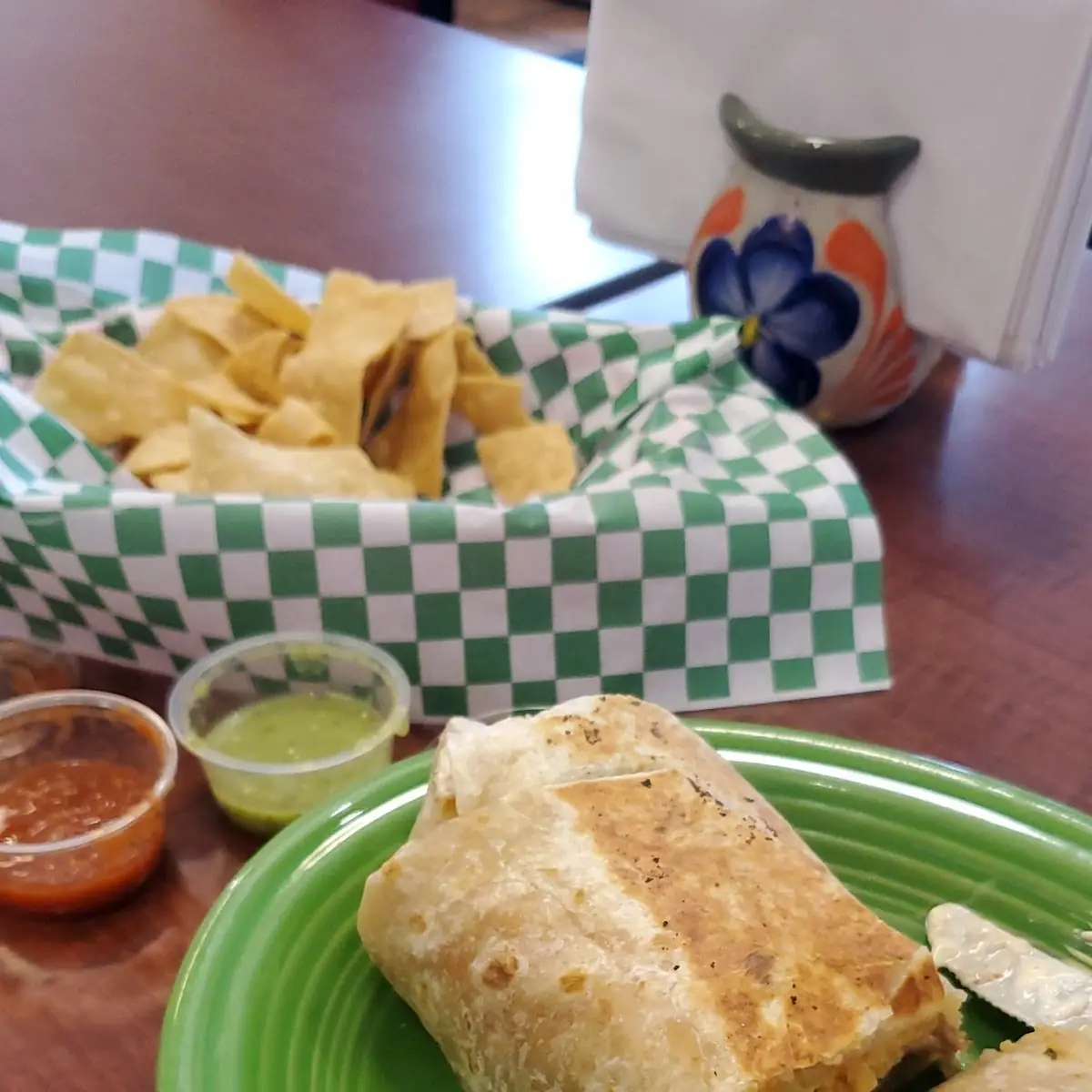 Salsa Verde Burrito