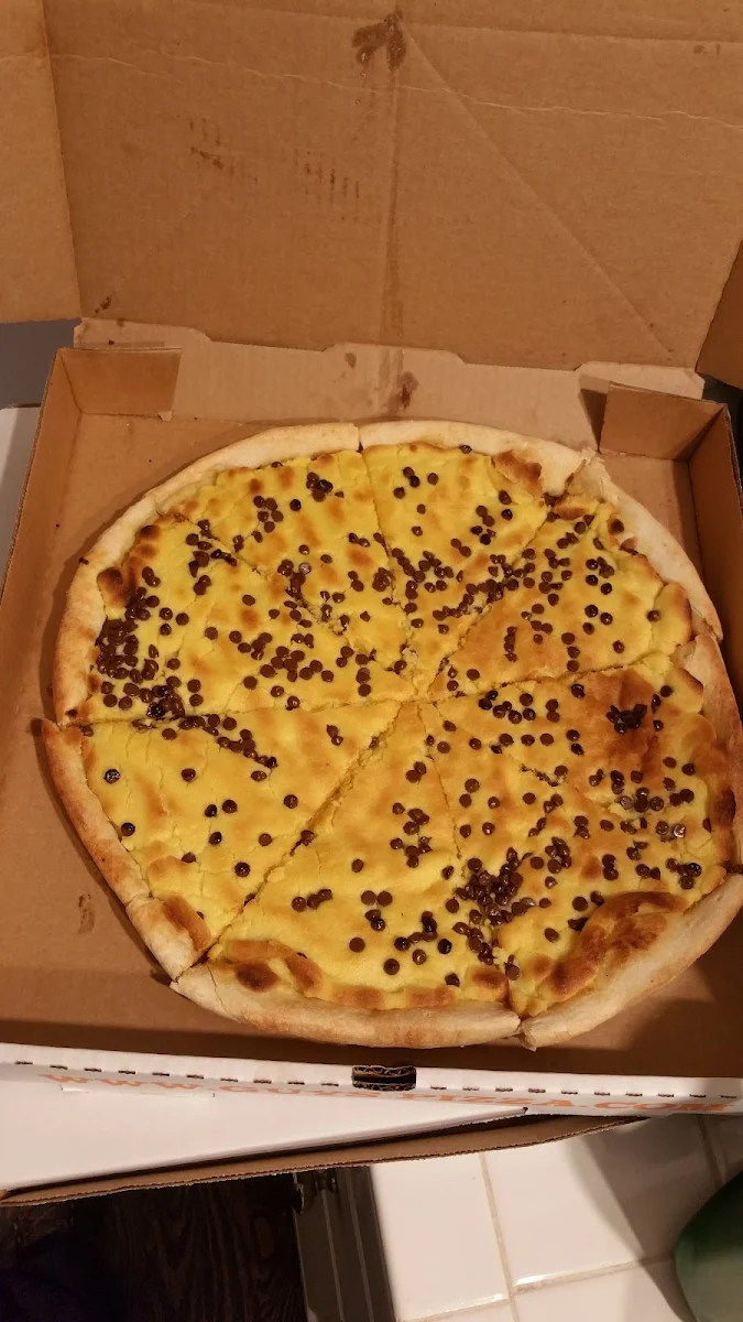 Extra Large Home Made Chocolate Chip Pizza