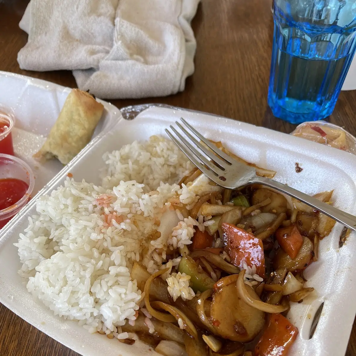 Fried Tofu with Mixed Vegetables