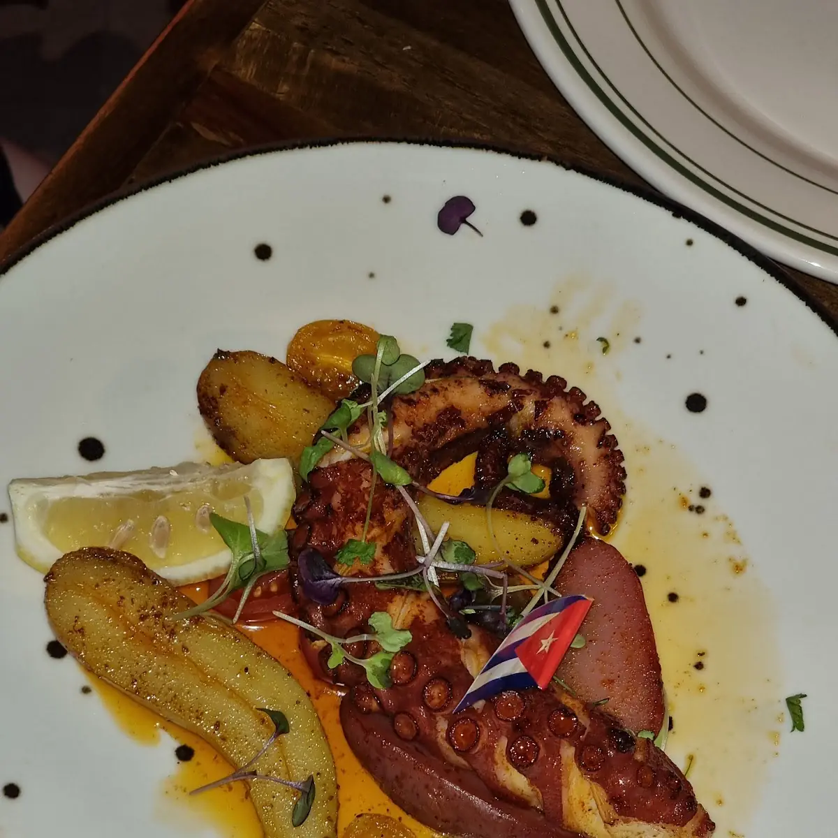 Grilled Octopus and Roasted Vegetables