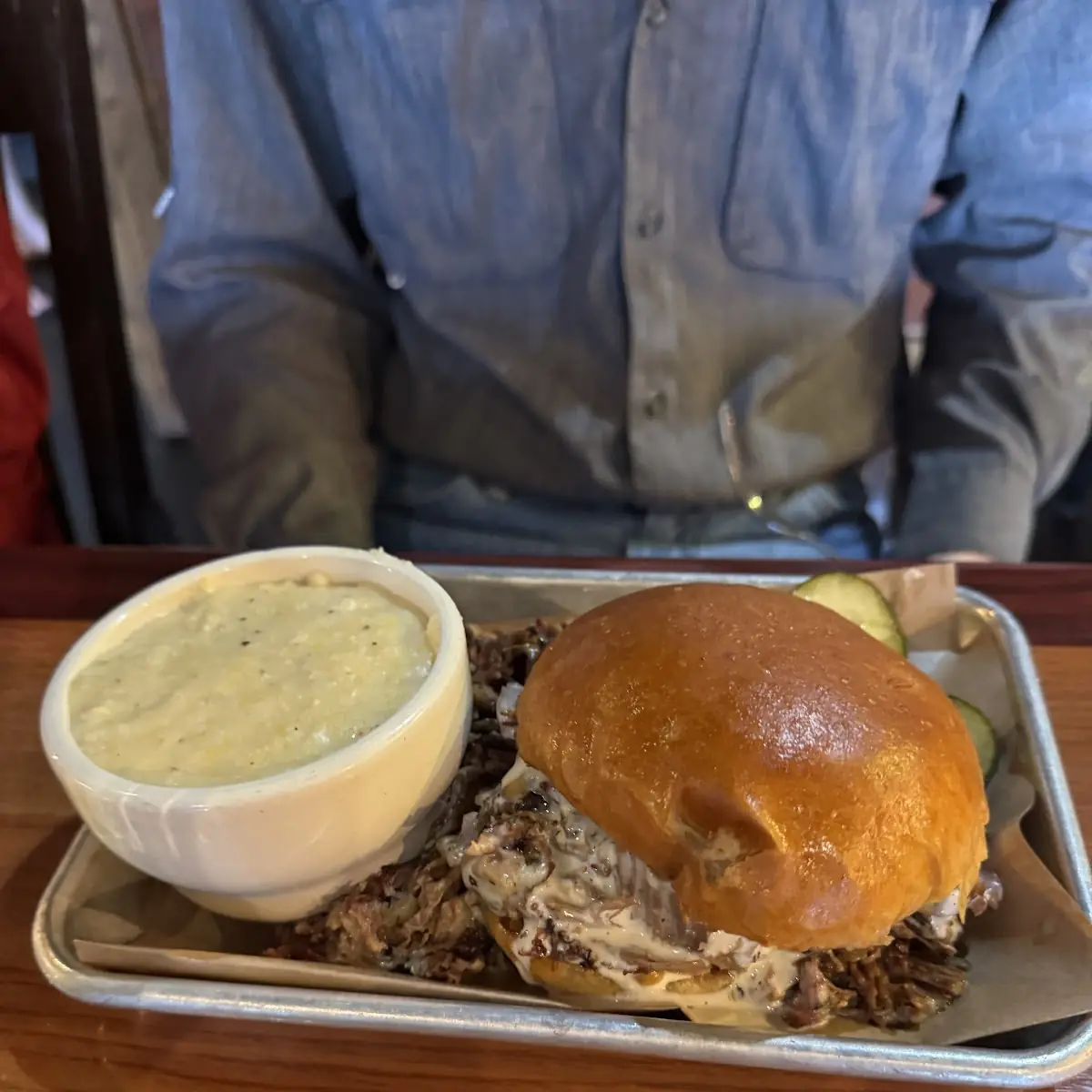 Brisket Cheesesteak Sandwich