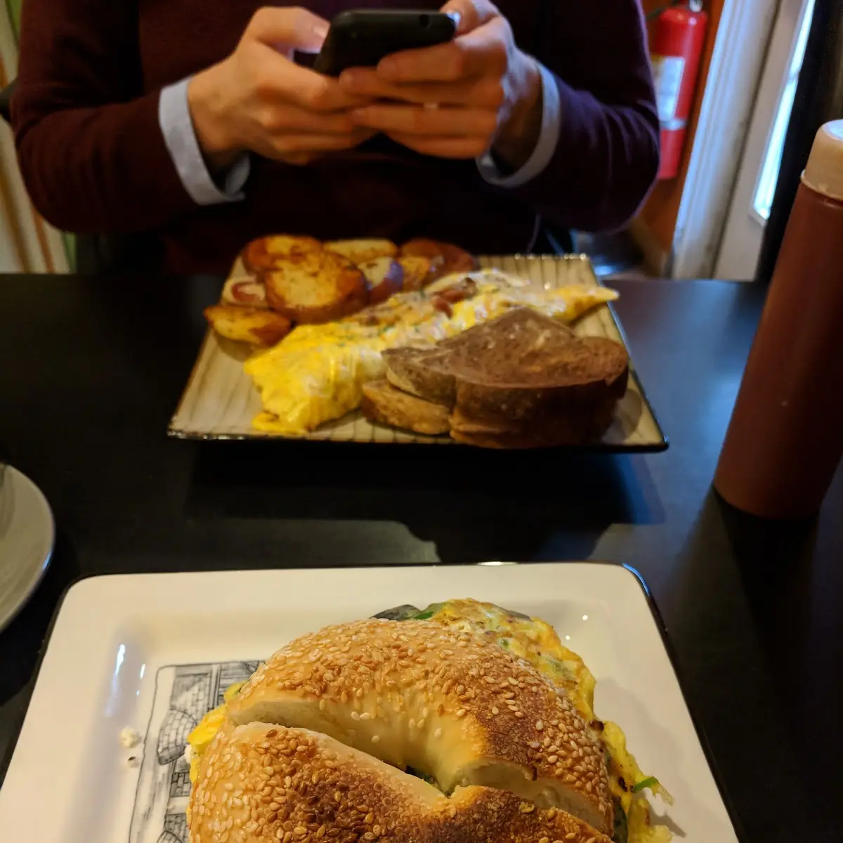 Mediterranean Breakfast Sandwich