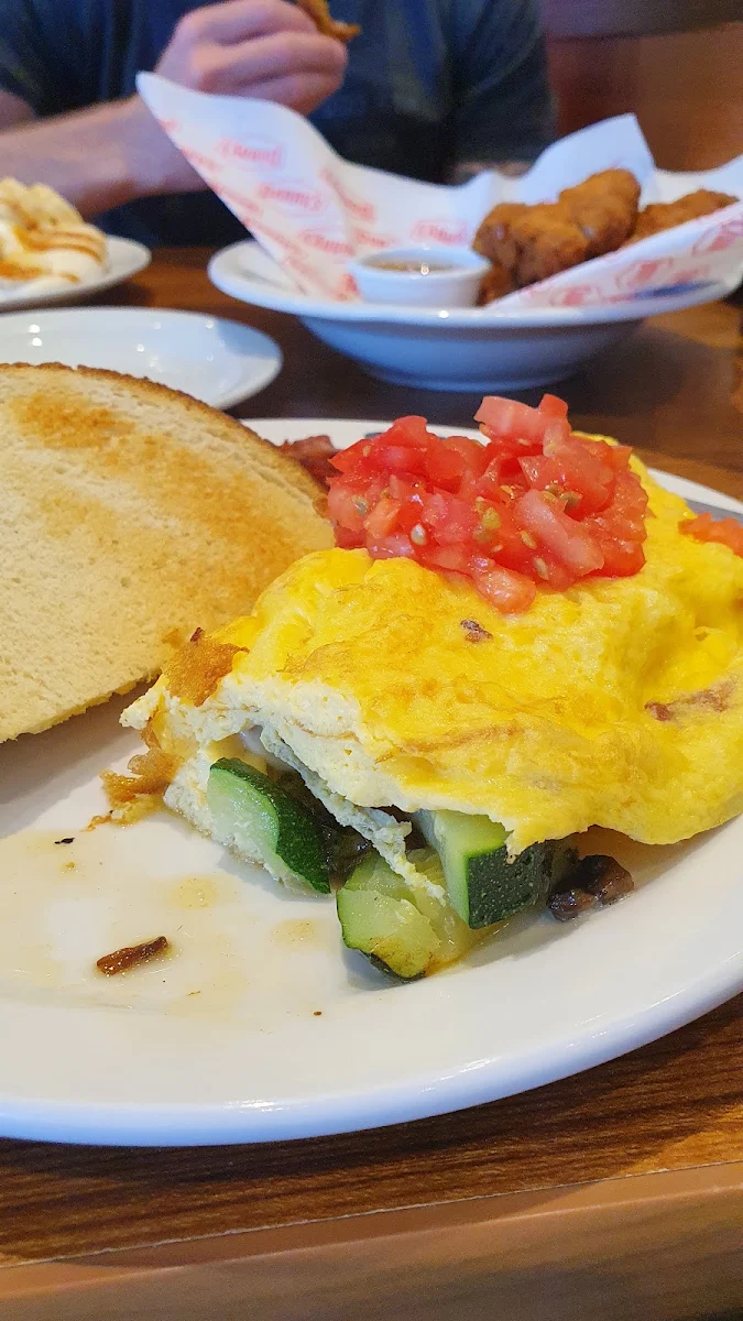 Loaded Veggie Omelette